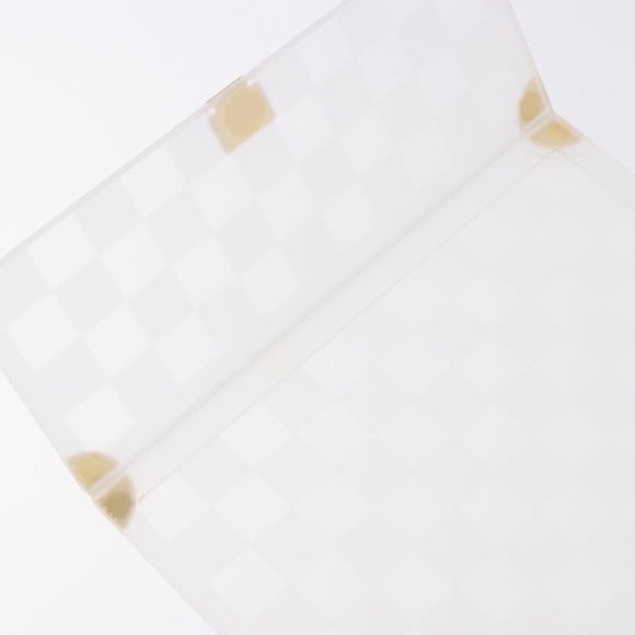 LOUIS VUITTON Damier Invitation case Photo Frame Clear LV Auth 184846