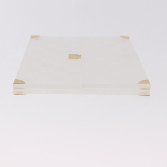 LOUIS VUITTON Damier Invitation case Photo Frame Clear LV Auth 184846