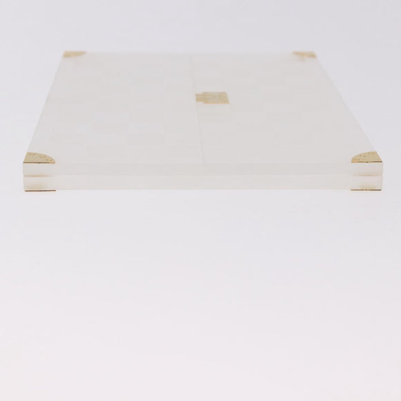 LOUIS VUITTON Damier Invitation case Photo Frame Clear LV Auth 184846