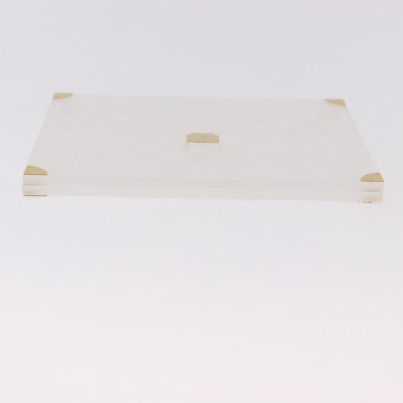 LOUIS VUITTON Damier Invitation case Photo Frame Clear LV Auth 184846