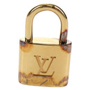 LOUIS VUITTON Damier Ebene Buton de Manchette Cuffs Gold Tone LV Auth 184847V-3