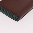 LOEWE Studio Ghibli Collaboration Compact Wallet Leather Brown Auth 184848SM-15