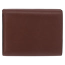 LOEWE Studio Ghibli Collaboration Compact Wallet Leather Brown Auth 184848SM-2