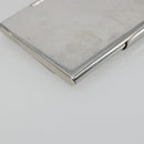 LOUIS VUITTON Porte Cartes Voyage Card Case metal Silver M66175 LV Auth 184851-16