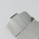 LOUIS VUITTON Porte Cartes Voyage Card Case metal Silver M66175 LV Auth 184851-10