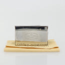 LOUIS VUITTON Porte Cartes Voyage Card Case metal Silver M66175 LV Auth 184851-12