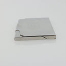 LOUIS VUITTON Porte Cartes Voyage Card Case metal Silver M66175 LV Auth 184851-3