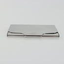 LOUIS VUITTON Porte Cartes Voyage Card Case metal Silver M66175 LV Auth 184851-6