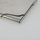 LOUIS VUITTON Porte Cartes Voyage Card Case metal Silver M66175 LV Auth 184851-7