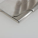 LOUIS VUITTON Porte Cartes Voyage Card Case metal Silver M66175 LV Auth 184851-14