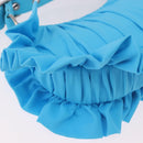 BALENCIAGA Le Cagolel Mini Hand Bag Leather Blue 671309 Auth 184859M-15