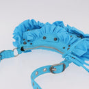 BALENCIAGA Le Cagolel Mini Hand Bag Leather Blue 671309 Auth 184859M-6