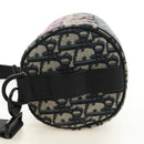 Christian Dior Trotter Canvas Roller Messenger Shoulder Bag Navy Auth 184861SAM-3