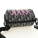 Christian Dior Trotter Canvas Roller Messenger Shoulder Bag Navy Auth 184861SAM-6
