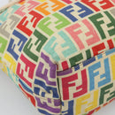 FENDI Zucca Canvas Celeria Tote Bag Multicolor Gold Auth 184862V-13