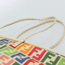 FENDI Zucca Canvas Celeria Tote Bag Multicolor Gold Auth 184862V-8