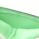 FENDI Nano Baguette Chain Shoulder Pouch Leather 2way green Auth 184863SAM-25