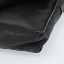 CHANEL Shoulder Bag Lamb Skin Black Silver CC Auth 184867SAM-10