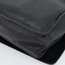 CHANEL Shoulder Bag Lamb Skin Black Silver CC Auth 184867SAM-12