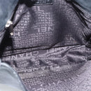 CHANEL Shoulder Bag Lamb Skin Black Silver CC Auth 184867SAM-16