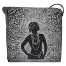 CHANEL Shoulder Bag Lamb Skin Black Silver CC Auth 184867SAM-2
