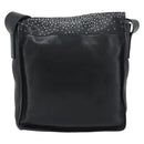 CHANEL Shoulder Bag Lamb Skin Black Silver CC Auth 184867SAM-3
