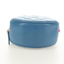 CHANEL Matelasse Chain Shoulder Bag Lamb Skin Light Blue Gold CC Auth 184868SM-10