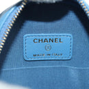 CHANEL Matelasse Chain Shoulder Bag Lamb Skin Light Blue Gold CC Auth 184868SM-17