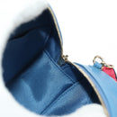 CHANEL Matelasse Chain Shoulder Bag Lamb Skin Light Blue Gold CC Auth 184868SM-19