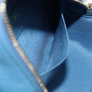 CHANEL Matelasse Chain Shoulder Bag Lamb Skin Light Blue Gold CC Auth 184868SM-21
