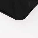 CHANEL Camelia Chain Shoulder Bag Satin Black Silver CC Auth 184869SM-13