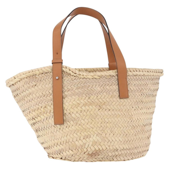 LOEWE Ken Price Collaboration Hand Bag Raffia Beige Auth 184871M