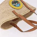 LOEWE Ken Price Collaboration Hand Bag Raffia Beige Auth 184871M-6