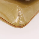 LOUIS VUITTON Monogram Vernis Thompson Street Bag Beige M91301 LV Auth 184873A-16
