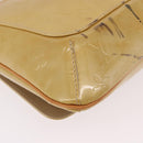 LOUIS VUITTON Monogram Vernis Thompson Street Bag Beige M91301 LV Auth 184873A-9