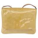 LOUIS VUITTON Monogram Vernis Thompson Street Bag Beige M91301 LV Auth 184873A-13