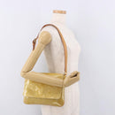 LOUIS VUITTON Monogram Vernis Thompson Street Bag Beige M91301 LV Auth 184873A-23