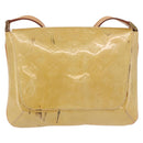 LOUIS VUITTON Monogram Vernis Thompson Street Bag Beige M91301 LV Auth 184873A-2