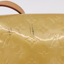 LOUIS VUITTON Monogram Vernis Thompson Street Bag Beige M91301 LV Auth 184873A-3