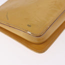 LOUIS VUITTON Monogram Vernis Lexington Pouch Beige M91010 LV Auth 184874-17