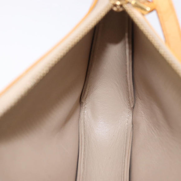 LOUIS VUITTON Monogram Vernis Lexington Pouch Beige M91010 LV Auth 184874