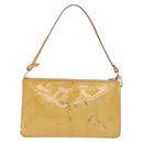 LOUIS VUITTON Monogram Vernis Lexington Pouch Beige M91010 LV Auth 184874-2