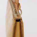 LOUIS VUITTON Monogram Vernis Lexington Pouch Beige M91010 LV Auth 184874-5