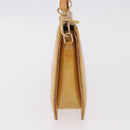 LOUIS VUITTON Monogram Vernis Lexington Pouch Beige M91010 LV Auth 184874-6