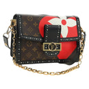LOUIS VUITTON Monogram Game On Dauphine MM Shoulder Bag M57448 LV Auth 184875SM-1