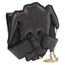 LOUIS VUITTON Catgram Dog Card Holder Card Case Gray M63897 LV Auth 184876SAM-1