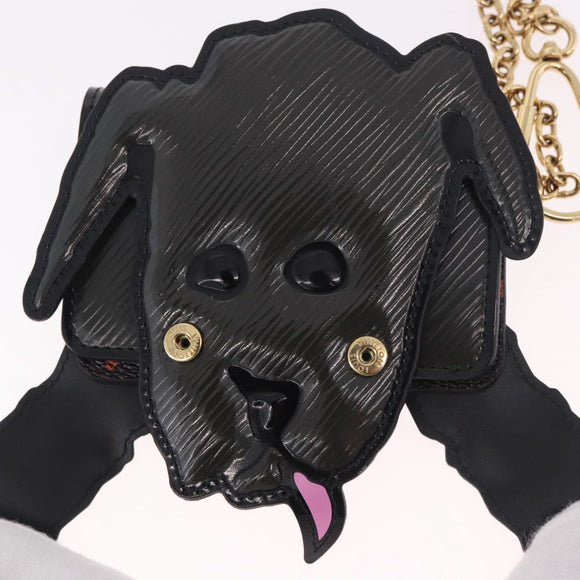 LOUIS VUITTON Catgram Dog Card Holder Card Case Gray M63897 LV Auth 184876SAM