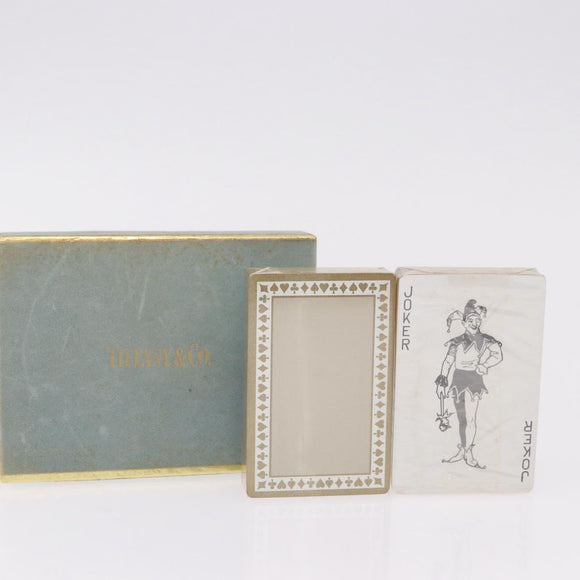 TIFFANY&Co. Playing Cards 2 Set Light Blue Auth 184877A