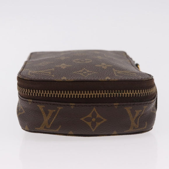 LOUIS VUITTON Monogram Posh Monte Carlo Jewelry Box M47350 LV Auth 184878