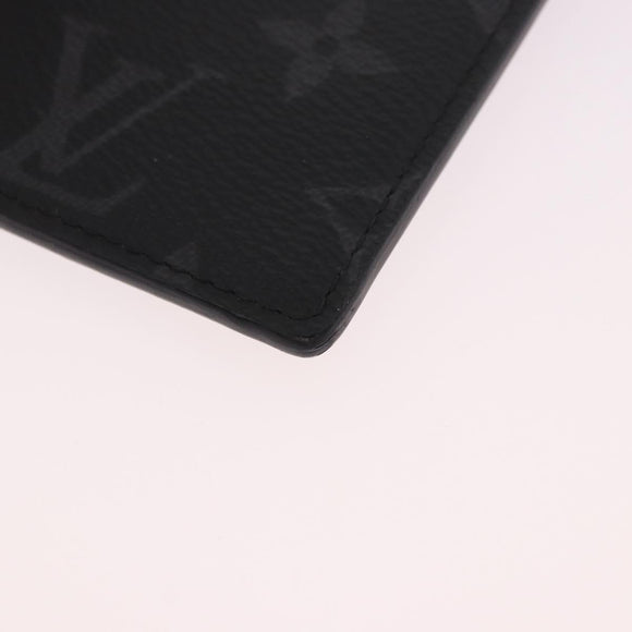 LOUIS VUITTON Monogram Eclipse Card Case M61690 LV Auth 184880A